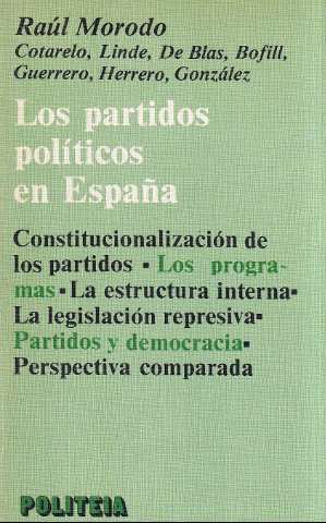 Los partidos políticos en España (D.L. 1979)