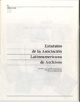Estatutos de la Asociación Latinoamericana de...