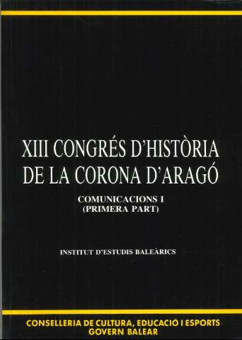 XIII Congrés d'Història de la Corona d'Aragó :... (1989-1990)