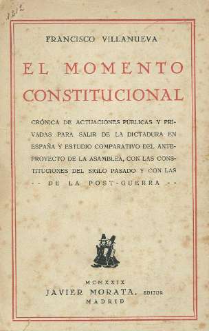 El momento constitucional : crónica de... (1929)