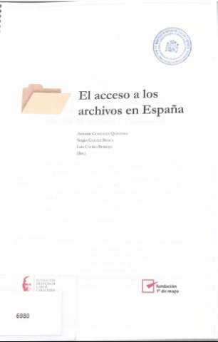 El acceso a los archivos en España