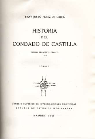 Historia del Condado de Castilla (1945)