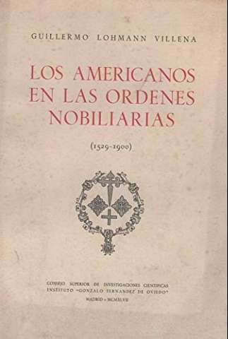 Los americanos en las órdenes nobiliarias  :... (1947)
