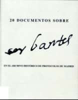 20 documentos sobre "Cer bantes" en el Archivo... (2001)