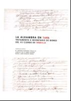 La Alhambra en 1646 : testamento e inventario... (2015)