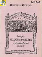 Catálogo de villancicos y oratorios en la... (1990)