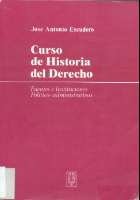 Curso de Historia del derecho : fuentes e... (1995)