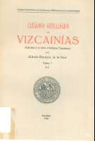 Catálogo genealógico de vizcainías : (adición a... (1934)