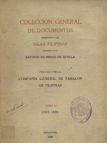 Colección general de documentos relativos a las... (1918-1923)