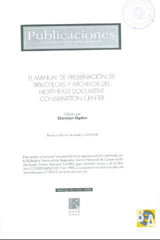 El manual de preservación de bibliotecas y... (2000)