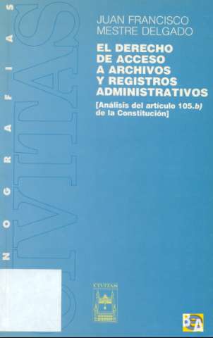 El derecho de acceso a archivos y registros... (1993)