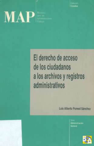 El derecho de acceso de los ciudadanos a los... (1989)