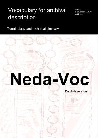 Neda-Voc : vocabulary for archival description... (2017)