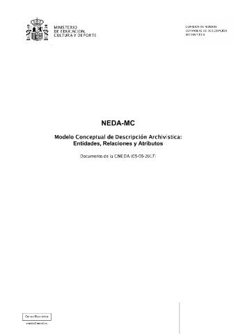 NEDA-MC . Modelo Conceptual de Descripción... (2017)