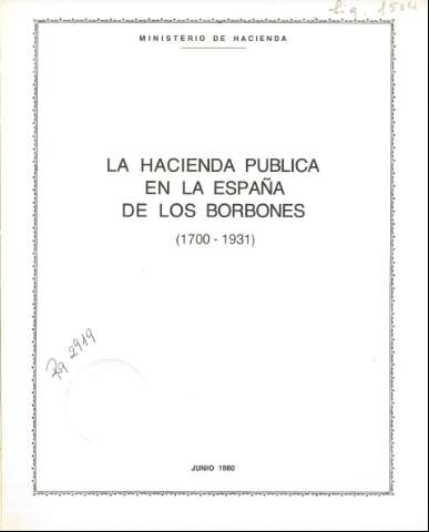 La hacienda pública en la España de los... (1980)