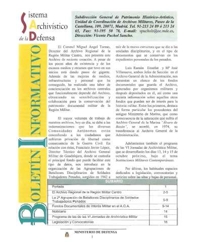Boletín Informativo : Sistema Archivístico de... (1999 -)